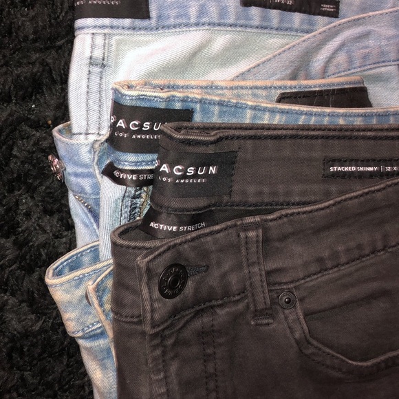 3 Pair of pacsun jeans - Picture 4 of 5